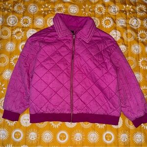 Wild Fable Magenta Women’s Quilted Puffer Jacket